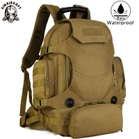 sinairsoft men army waterproof 45l military bag hike tactical backpack waist combination bags large capacity shoulder rucksack