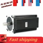 Шаговый двигатель NEMA 34 с ЧПУ, 86x156 мм, 6 А, 12 нм, диаметр 12,714 мм, Nema34 для фрезерного станка с ЧПУ, гравировально-фрезерный станок, 3D-принтер