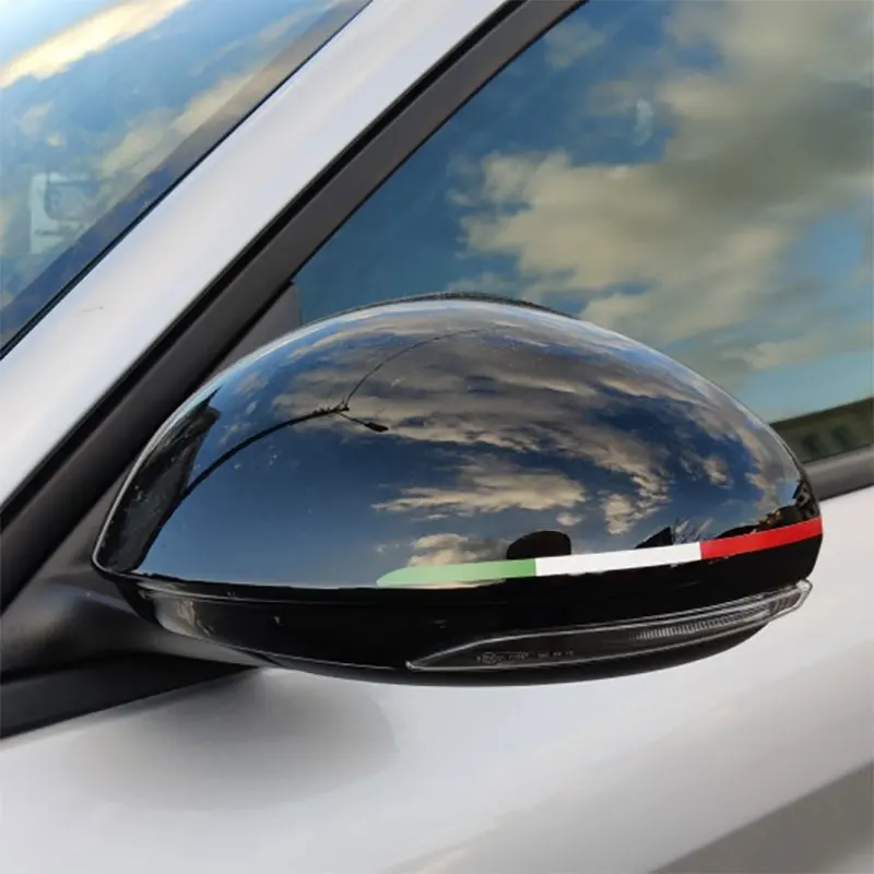 

Car rearview mirror decoration garland sticker Italy France colors For Alfa Romeo Giulia Stelvio 147 159 giulietta spider mito