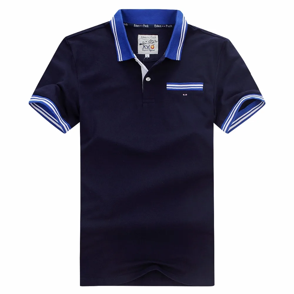 Лидер продаж парк Франция бренд Сезон лето Мужская футболки поло из хлопка с
