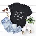 Женская модная одежда wish ebay популярная женская футболка из 100% хлопка с короткими рукавами и принтом европейских и американских букв