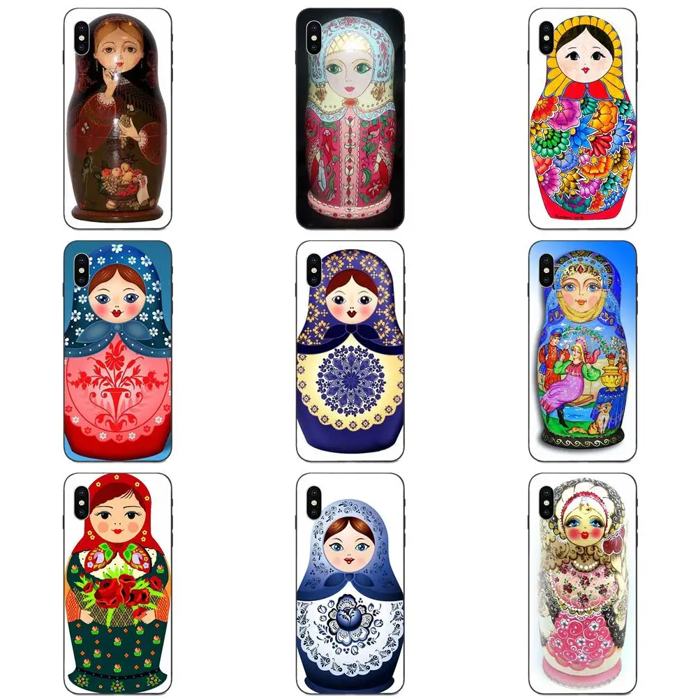 Русские куклы Matryoshka для Galaxy A10S A20S A2 Core A30S A40S A50S A70S A90 5G M10 M30S M40 Примечание 10 Plus TPU