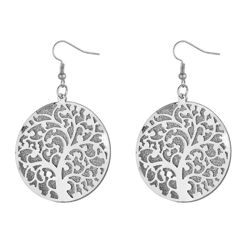 Классические серьги-подвески золотистого и серебряного цветов для женщин