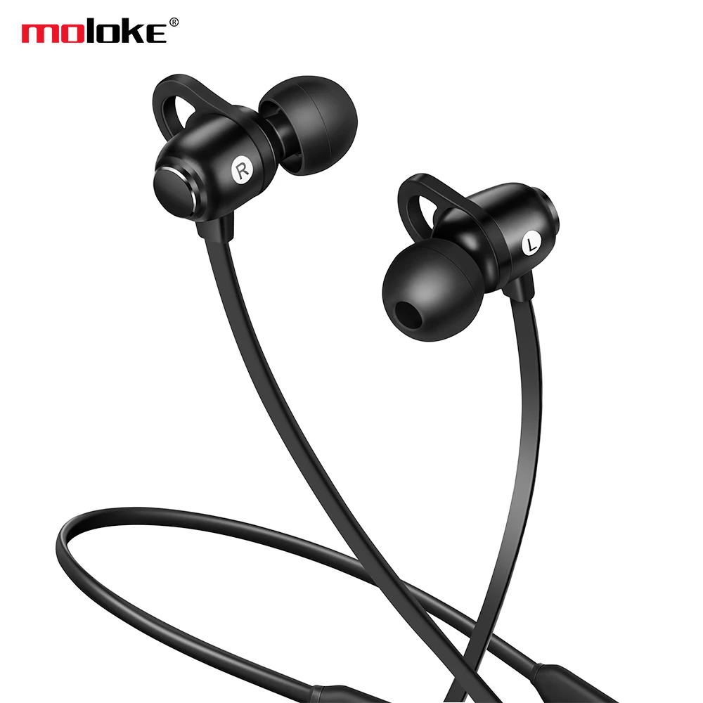 Новая беспроводная Спортивная bluetooth гарнитура Moloke S6 5 0 поставляется с памятью