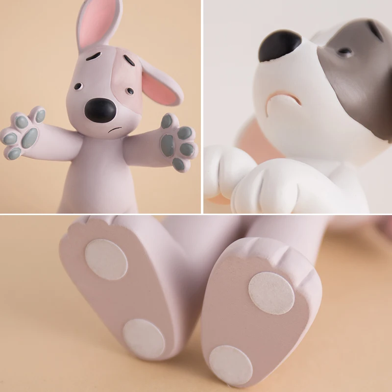 Скандинавские современные фигурки собаки из мультфильма украшение для дома