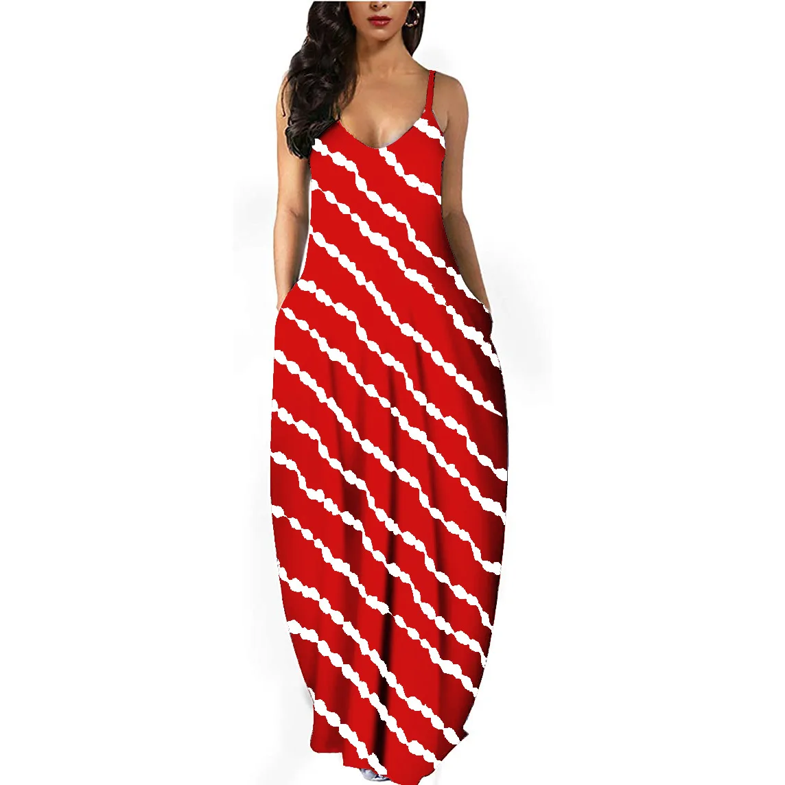 

Summer Fashion Women Sling Dresses Boho Casual Backless Party Dress Ladies Printed Dress Swallowtail Dresses Slim Beach Dress