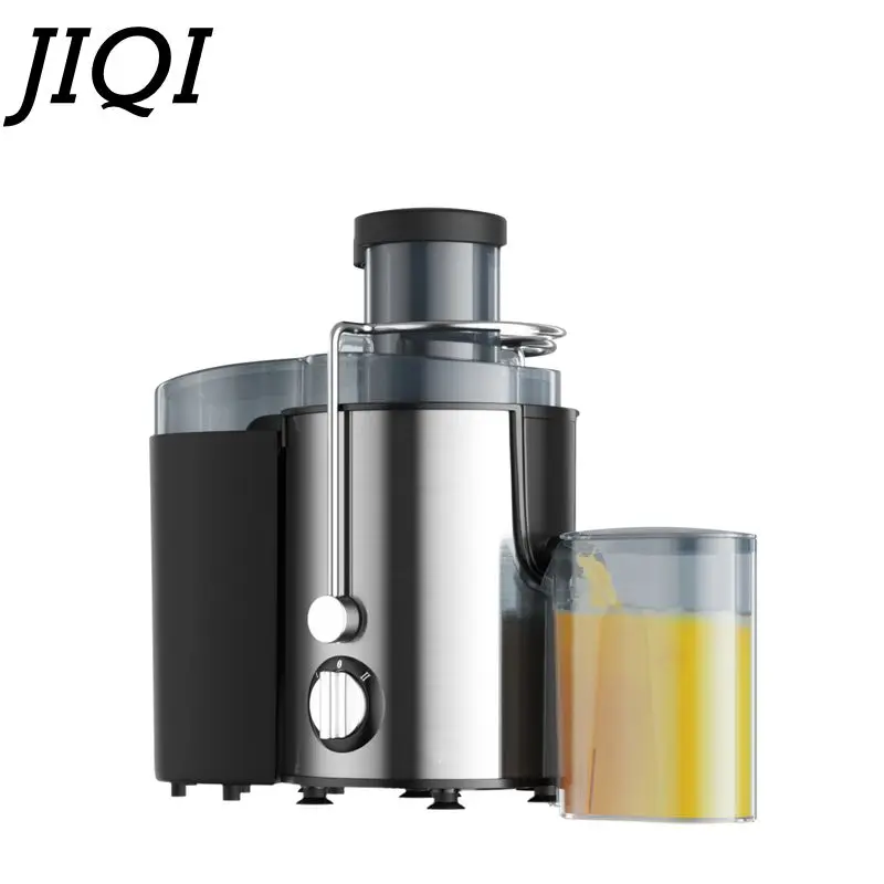 JIQI электрическая соковыжималка из нержавеющей стали экстрактор фруктового сока