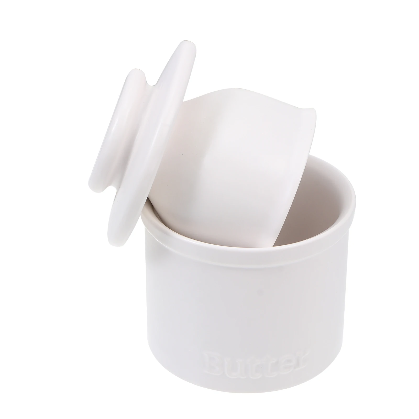 Ceramic Butter Storage Jar Sealed Airtight Pot Cheese Canister Tank Food Container Kitchen Tools | Дом и сад