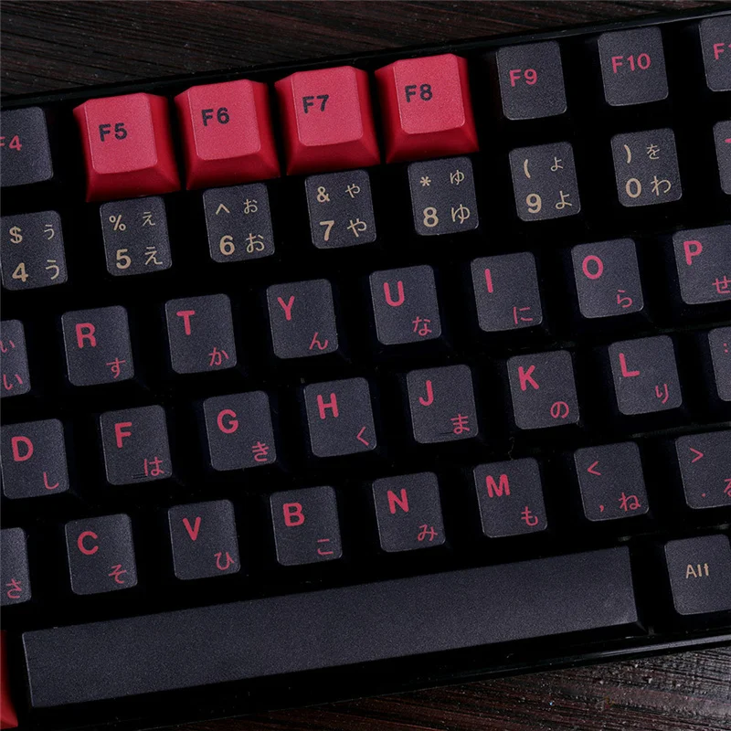 Японские колпачки клавиш GMK Higanbana вишневый профиль 130 PBT краска-SUB для механической