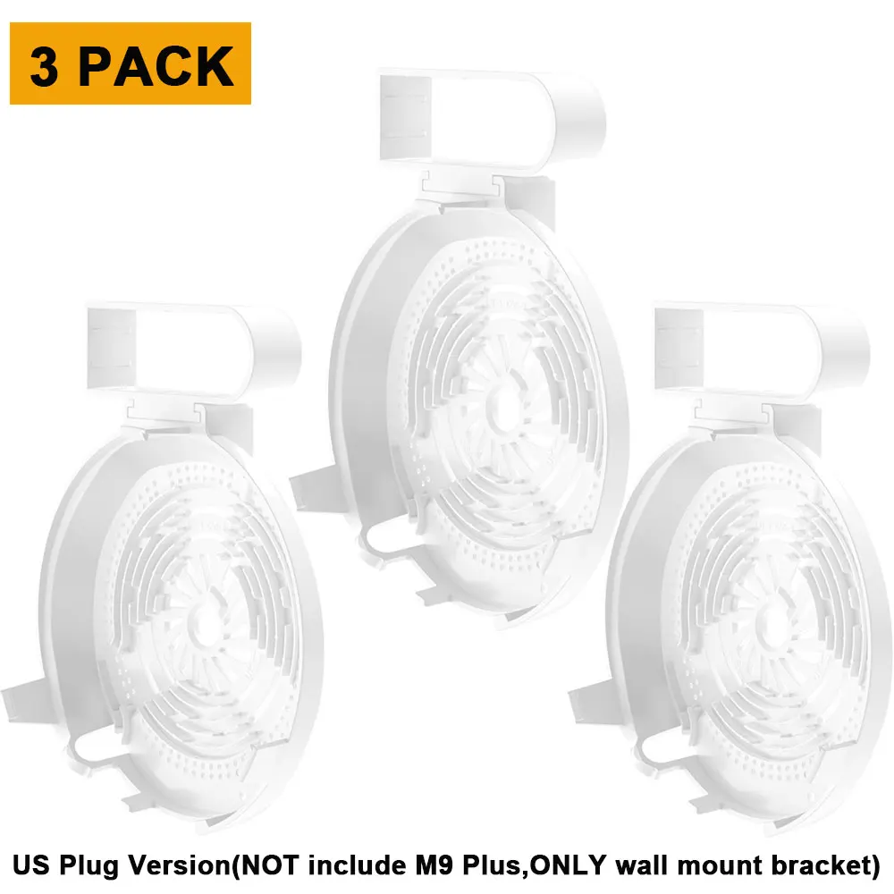 3 Packs US Plug TP Link Deco M9+ настенное крепление, Wi-Fi полка для маршрутизатора Кабельный Держатель для TP Link Deco M9 Plus полностью домашняя сетка Wifi система, белый - Цвет: 3 Packs US Plug