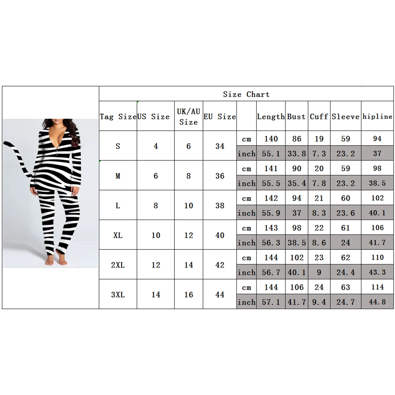 

Women's Deep V-neck High Waist Jumpsuit Casual Animal Printing Long Sleeve Long Pants Homewear Pajamas