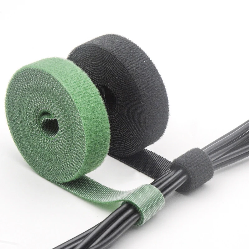 Самозакрепляющаяся нейлоновая лента органайзер для хранения кабеля с крючками и