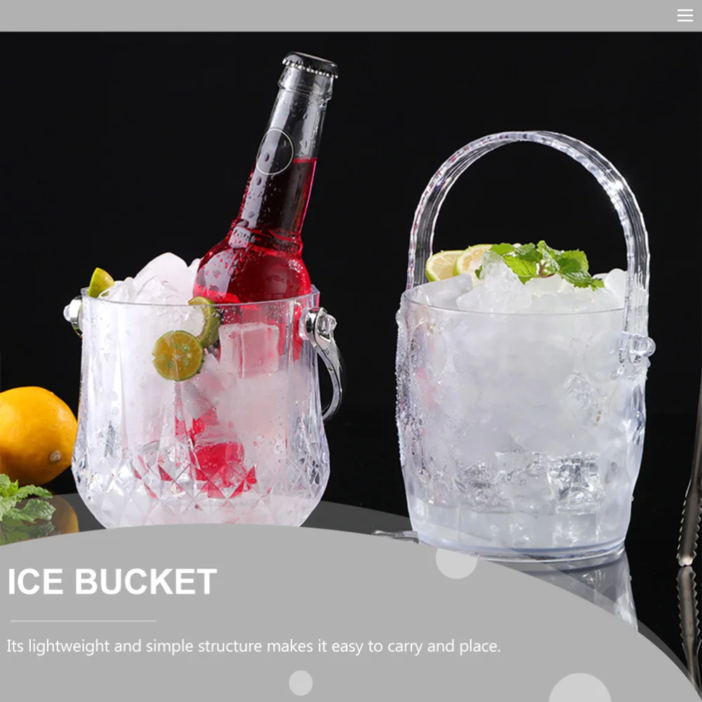 

1Set Household Restaurant Durable Ice Storage Bucket Ice Container with Handle