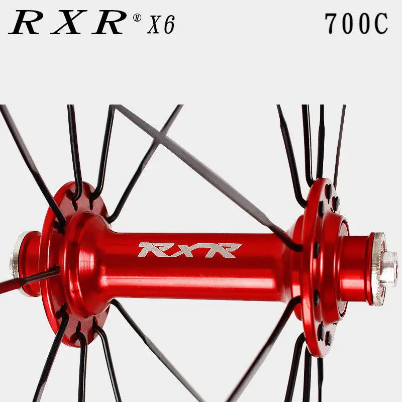 RXR 700C MTB Wheelset алюминиевый сплав 7-11 скоростные колеса Горный велосипед V тормоз клинчер передние задние колеса Fit 7-11 S кассета