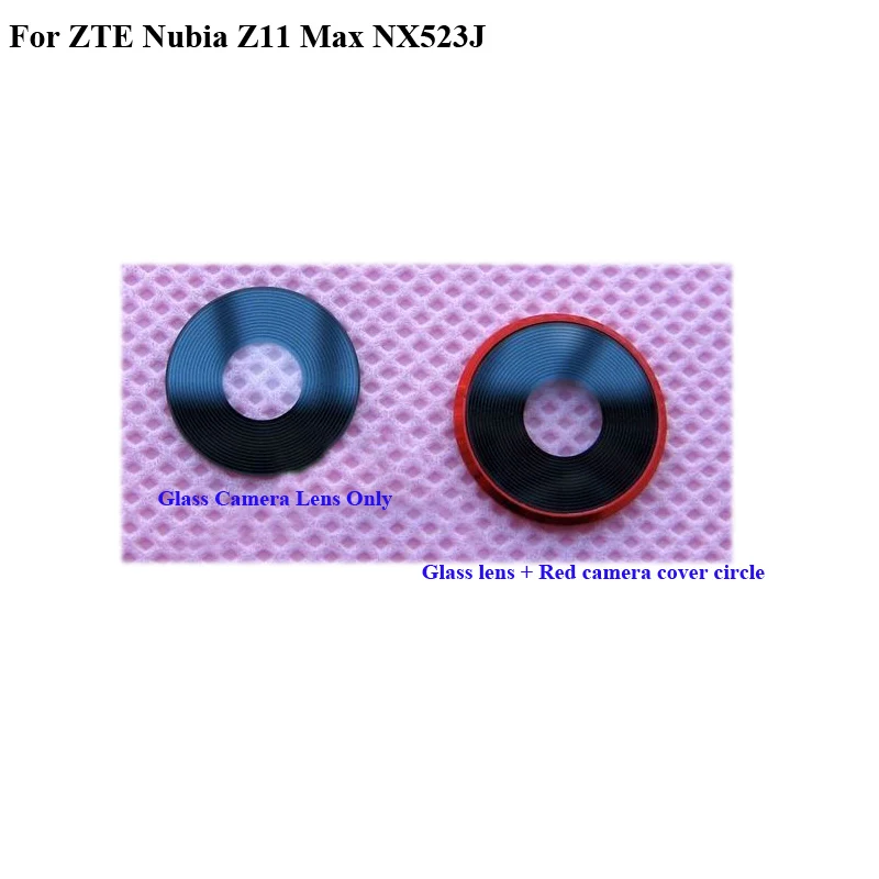 Стеклянный объектив для задней камеры ZTE Nubia Z11 Z 11 Max NX523J NX 532J + Крышка круглые