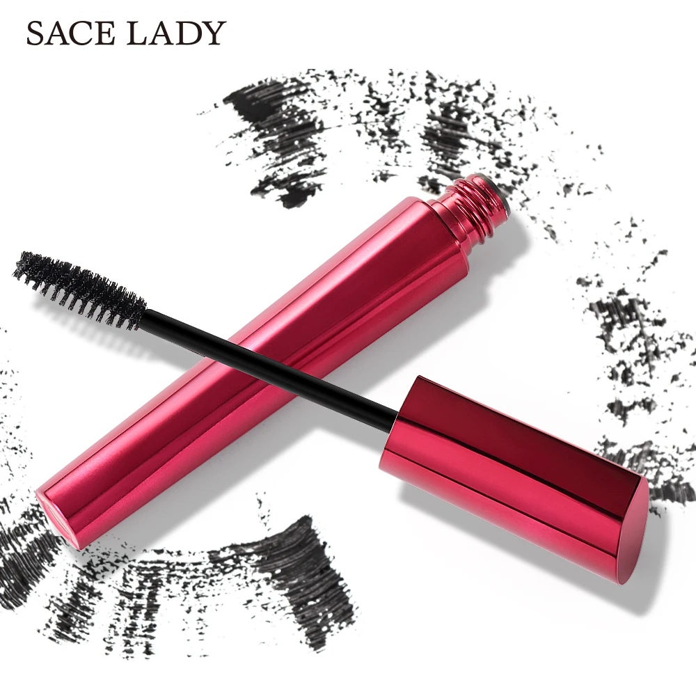SACE LADY, 4D шелковая тушь для ресниц, Подкручивающая густые ресницы, водостойкая, 3d, Rimel, удлинение, макияж, объем, натуральные ресницы, косметика