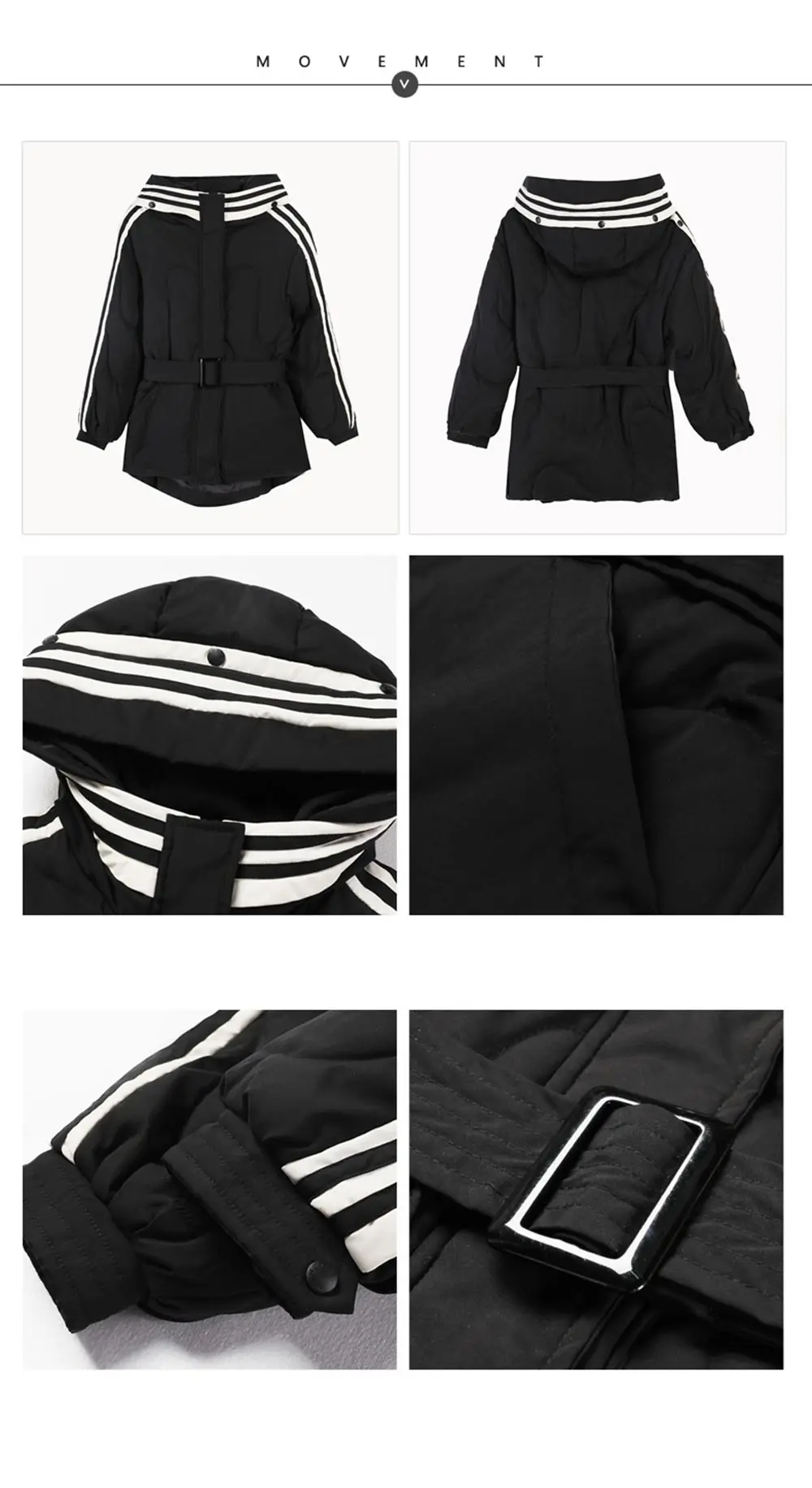 PinkyIsBlack Повседневная Женская однотонная стеганая куртка короткая осенне-зимняя куртка женские пальто с капюшоном женские стеганые парки с карманами