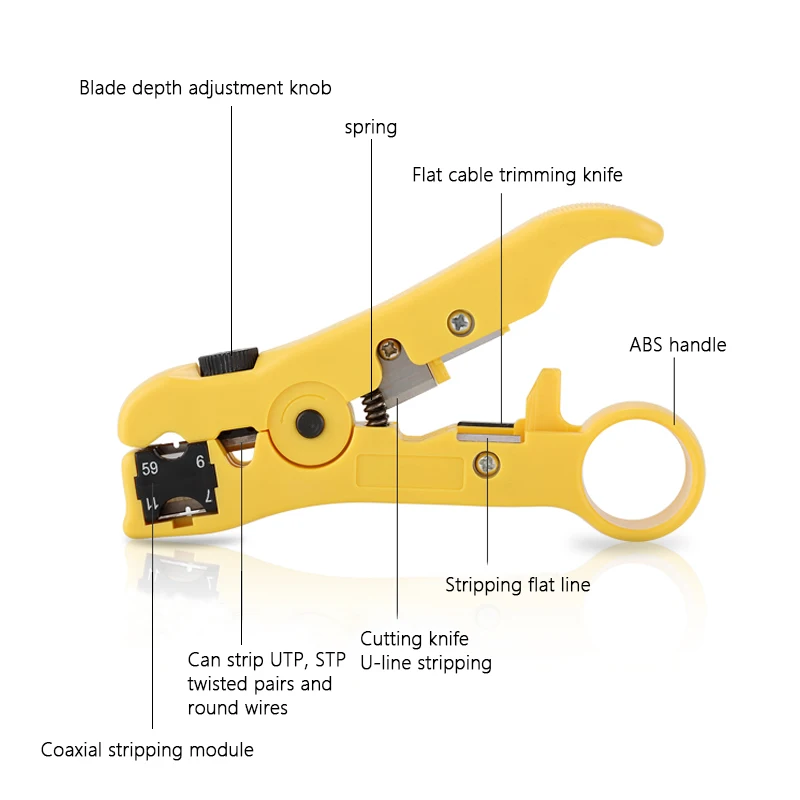 RJ45 RJ11 RJ12 CAT5 CAT5e портативный набор инструментов для ремонта локальной сети Utp кабельный тестер и плоскогубцы Обжимные Щипцы разъем зажим ПК