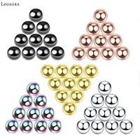 leosoxs stainless steel jewelry accessories diy10pcspack earrings lip nails belly button nails replacement ball pointed cone