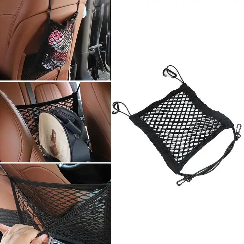 Интерьер автомобиля гибкая сумка для хранения на спинку сиденья эластичная