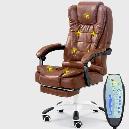 B4 Офисный стул домашний компьютерный стул Silla Gamer PU удобный механизм игровой стул Silla Oficina Cadeira Gamer 7 точечный массаж - Цвет: B4