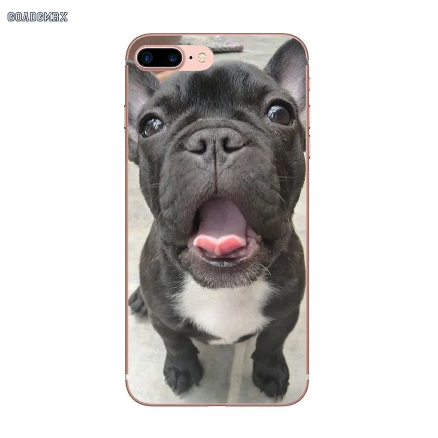 Для iPhone 11 X XR XS Pro MAX 4 4s 5 5S SE 5C 6 6S 7 8 Plus Французский бульдог Бостон-терьер щенок прозрачные мягкие чехлы - Цвет: image 9
