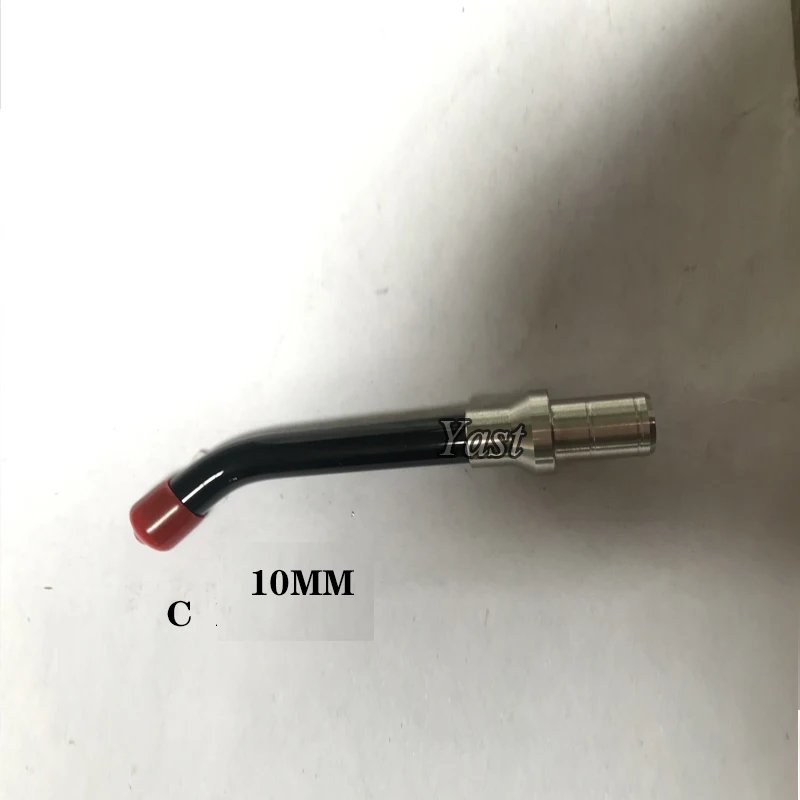 10MM 2pieces 2 шт. Стоматологическое Оптическое волокно отверждения свет направляющий стержень наконечник стеклянный светодиодный наконечник черный 10 мм или 12 мм - Цвет: 10MM 2pieces