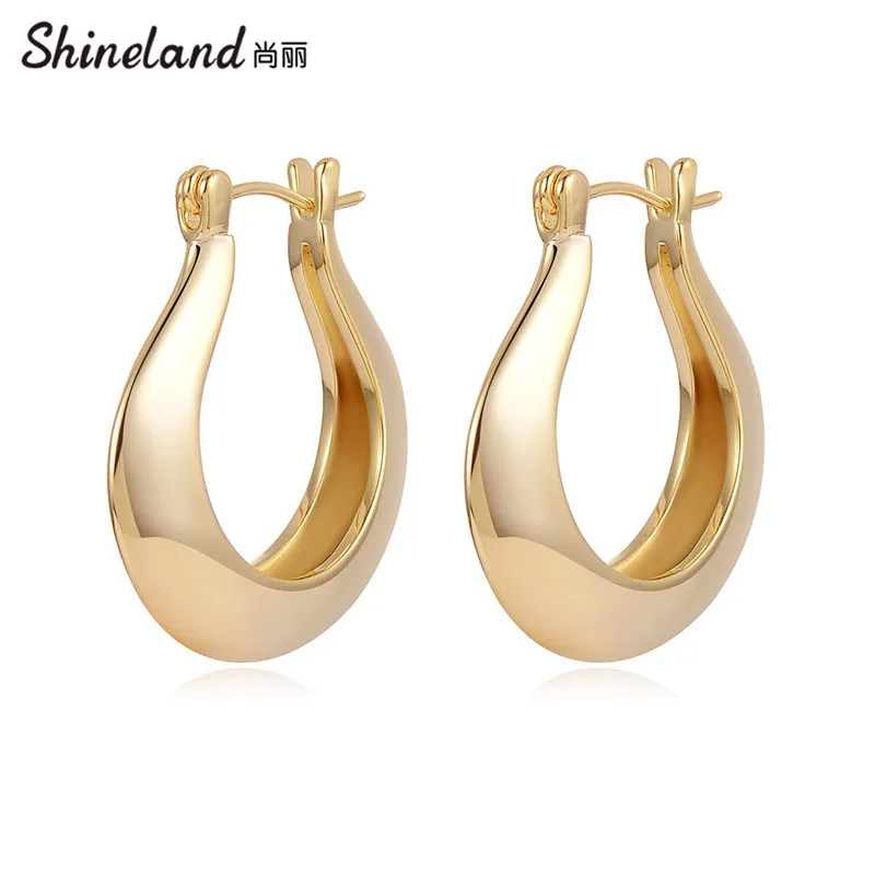 

Shineland Vintage Exaggeration Metal Geometric Dangle Earrings For Women Statement Brincos Fashion Jewelry Gift 2021 Wholesale