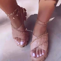 dropshipping 2021 slippers comfort flat heel sandals women platform slipper sandals rhinestone shoes hot selling