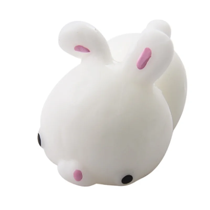 Rabbit Мини Изменение цвета мягкий милый кот Антистресс мяч выжать Моти рост Abreact мягкий липкий снятие стресса забавная игрушка для детей - Цвет: Rabbit