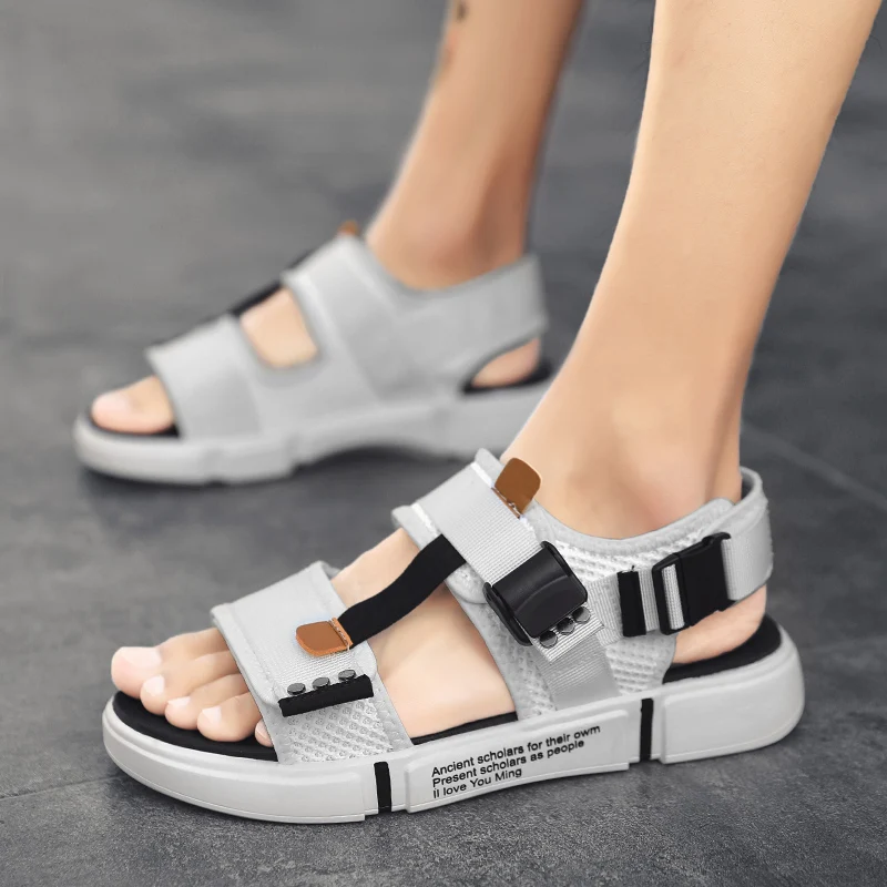 

Men Beach Sandals Sandalias Homens Men Gladiator Sandals In Men's Shoes Slippers Summer Sandal Shoe Mens Footwear Walking