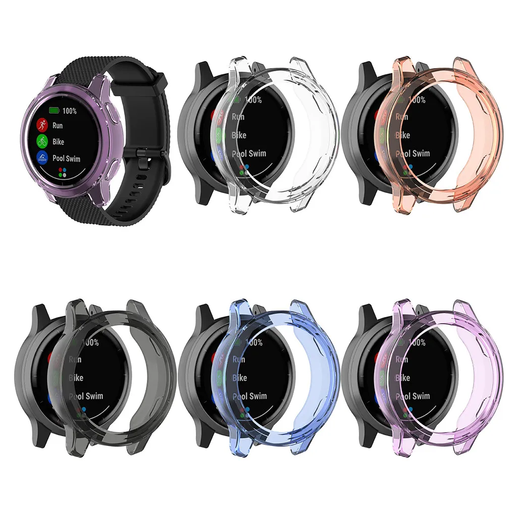 20% ультра тонкий чистый ТПУ защитный чехол для часов Garmin vivoactive 4 Active аксессуары