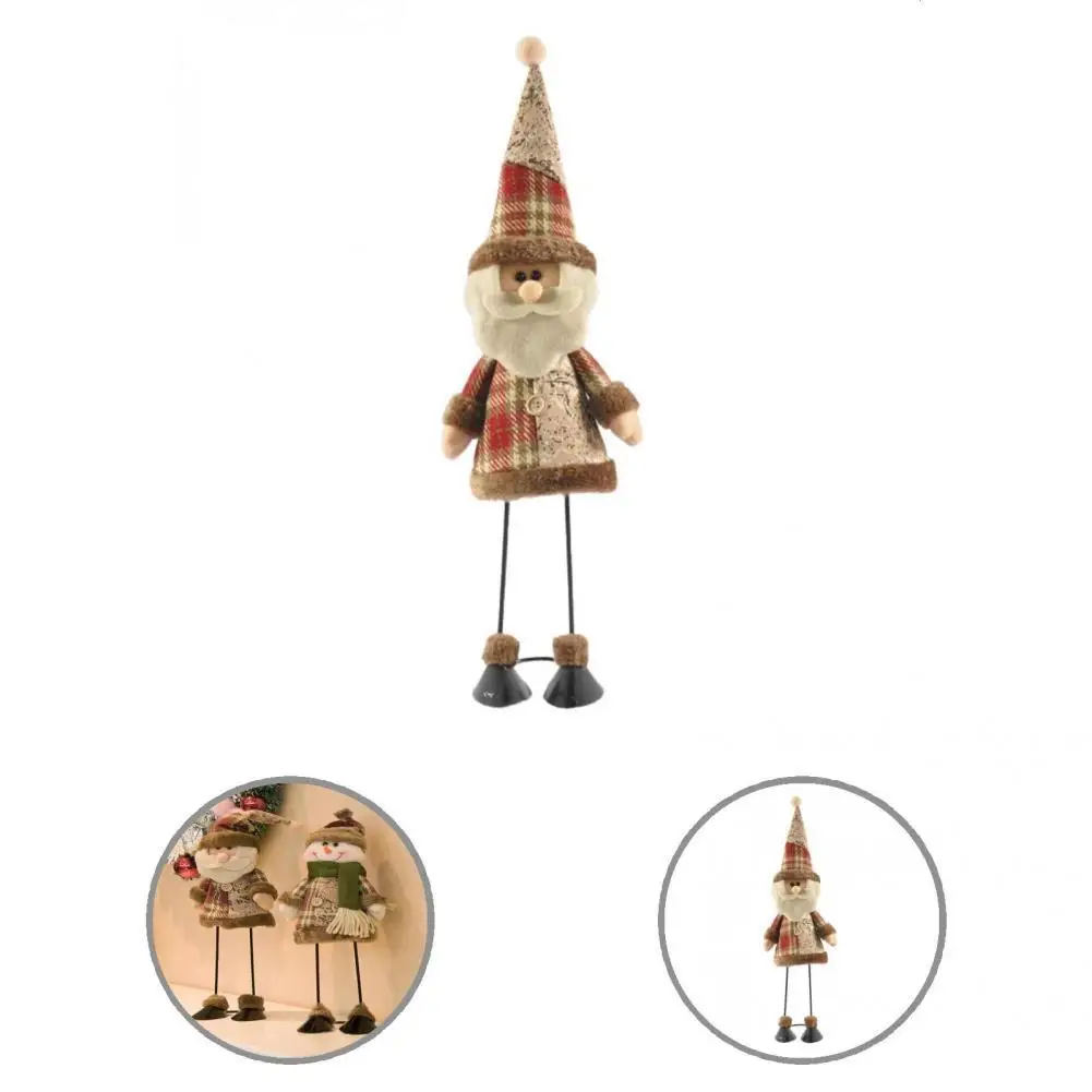 

Unique Doll Decor Exquisite Eco-friendly Lovely Santa Claus Shape Doll Decor Doll Display Doll Decor