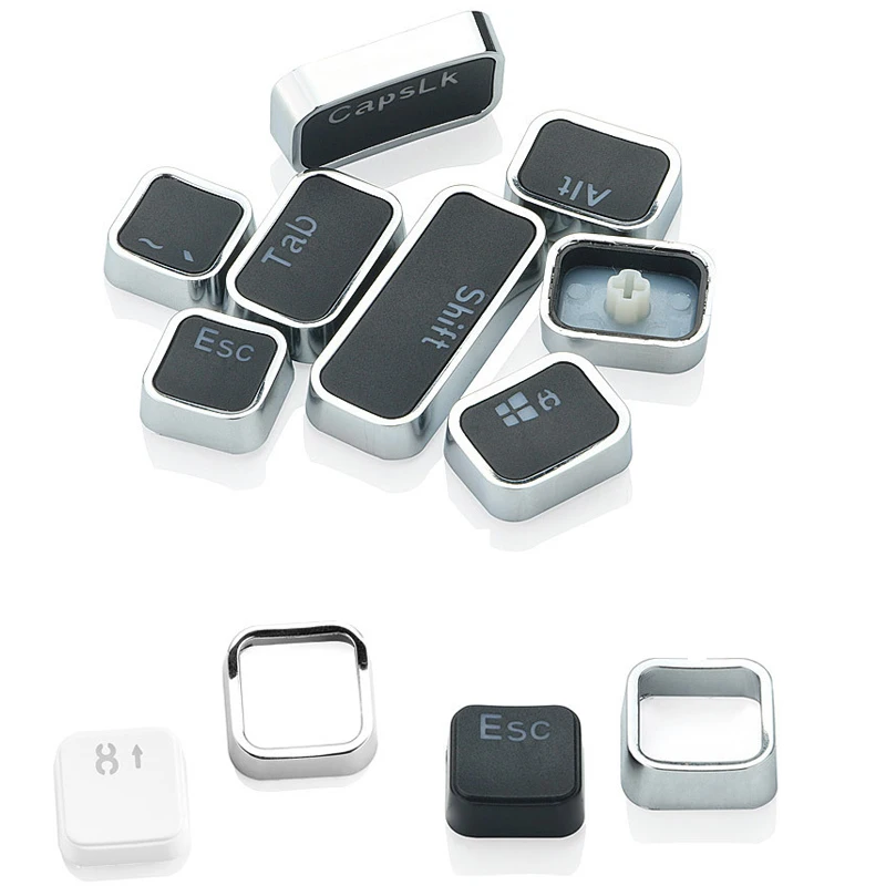 PBT 104 клавиш полупрозрачные колпачки для игровых механических клавиатуры с подсветкой замена