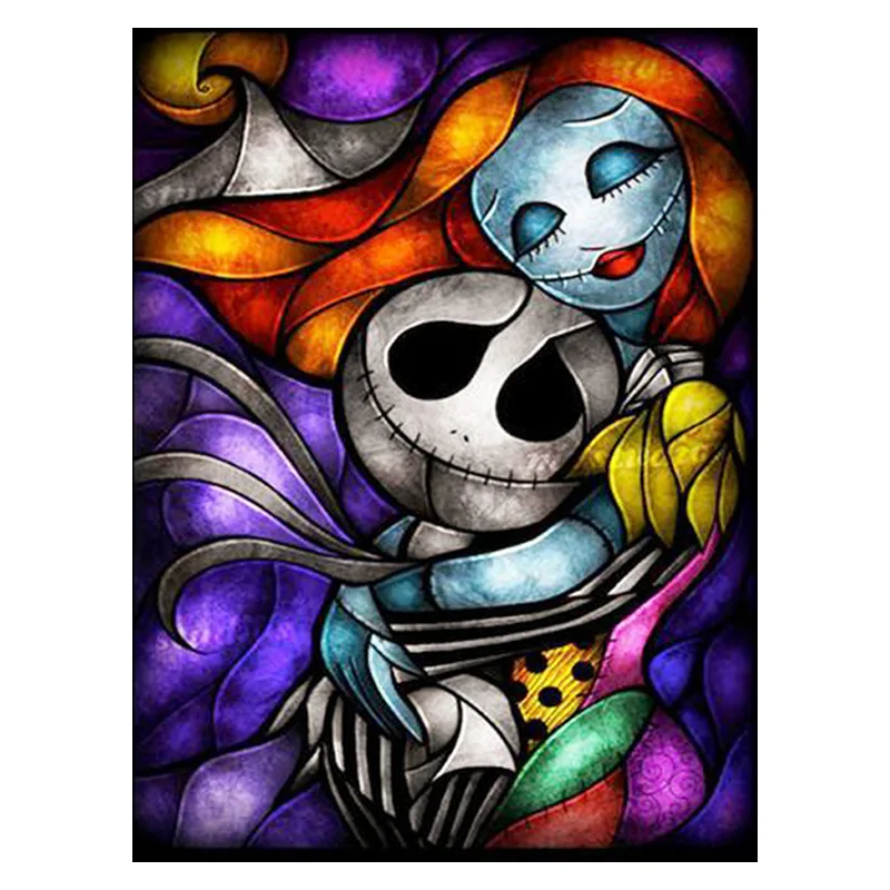 

Diamond Painting Kits Horror Doll Full Round Drill 5D DIY Diamond Embroidery Resin Mosaic Cross Stitch Art Kit Home Decoration