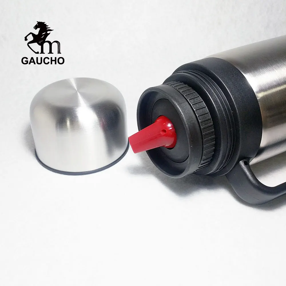1 шт./лот Gaucho Yerba Mate термос из нержавеющей стали вакуумная колба для путешествий 1000