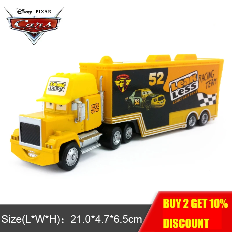 Дисней Pixar тачки Mack Uncle No.52 без утечки гонщик грузовик 1:55 автомобиль Развивающие
