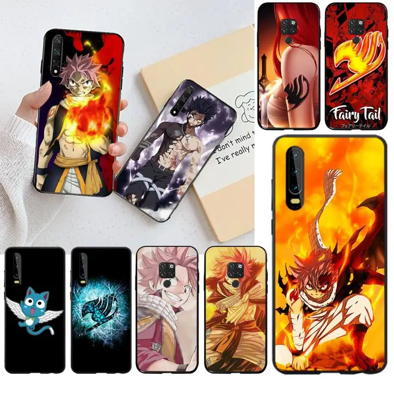 Чехол для телефона с аниме Фея хвост Huawei P40 P30 P20 lite Pro Mate 30 20 P Smart 2020 prime|Бамперы| |