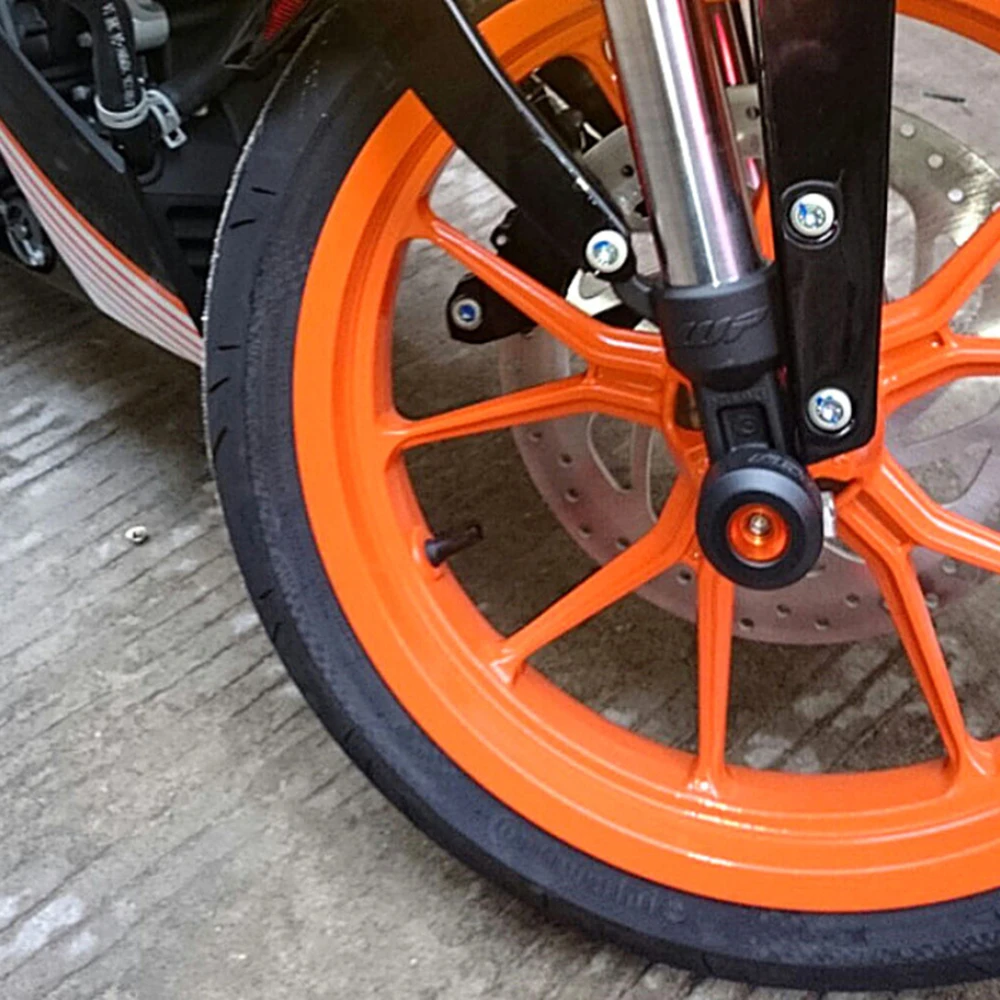 Рамка мотоцикла ползунки для KTM Duke 125 200 390 Мотоцикл Передняя Задняя вилка колеса Рамка слайдер Краш колодки Защита от падения