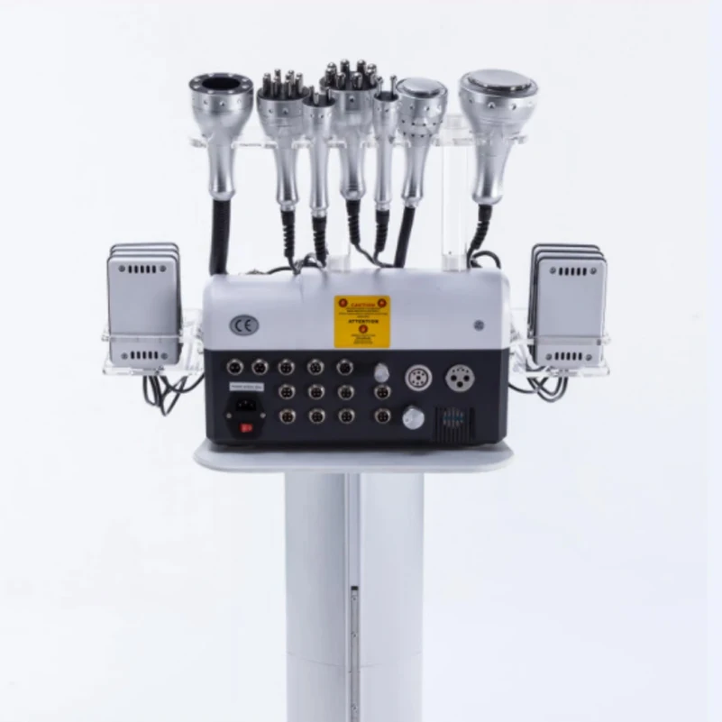 

40k ultrasonic vaccum cavitation radio frequency lipo laser sliming machine Multi-polar rf weight loss salon beauty equipment