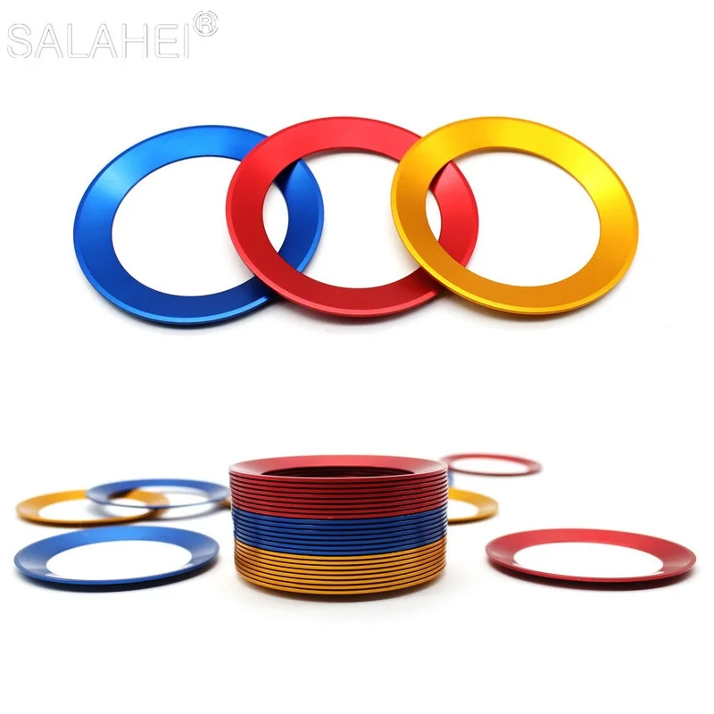 Новинка украшение на руль автомобиля кольцо-наклейка чехол для Volkswagen VW Golf 6 7 Polo CC