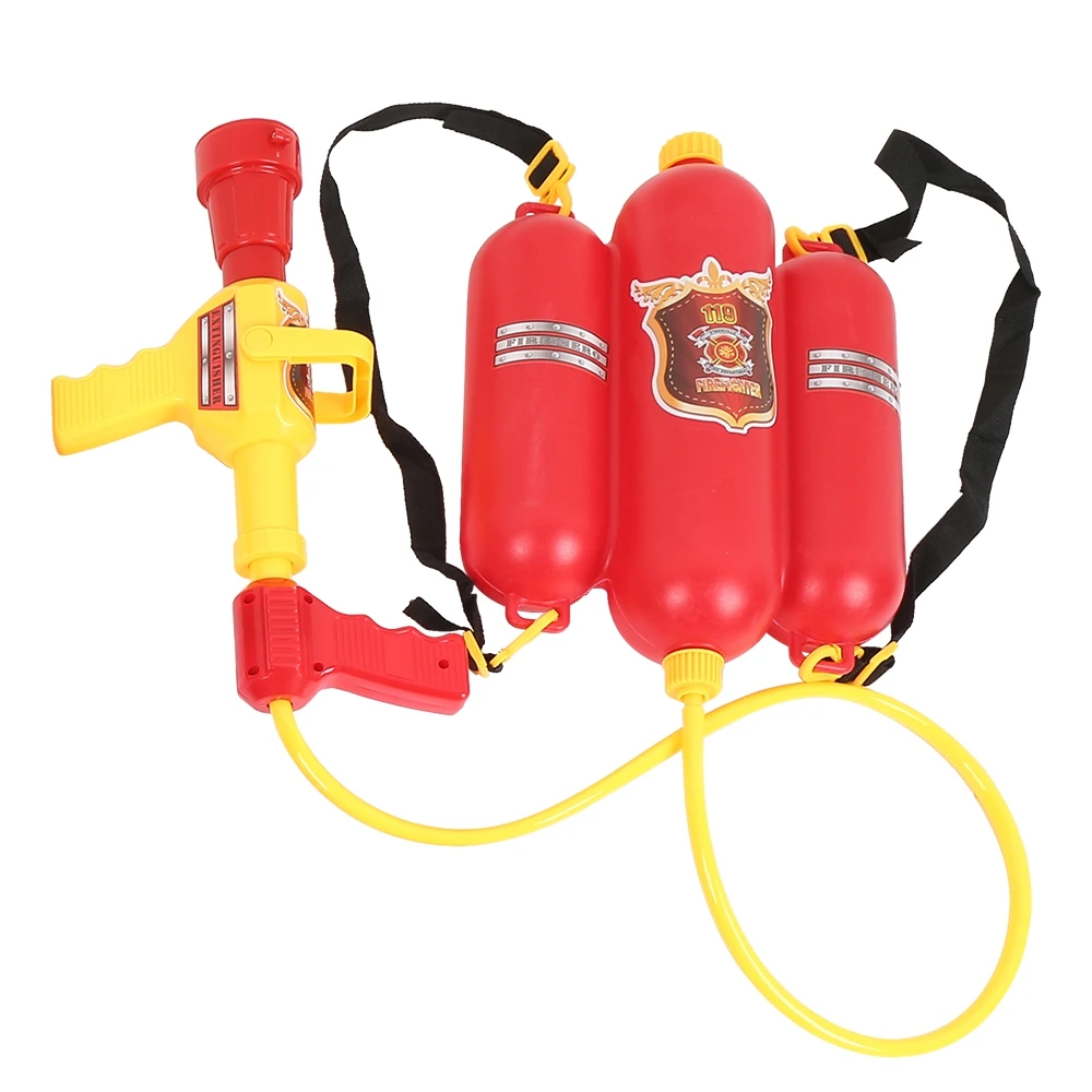 Children Firefighter Fireman Cosplay Toy Fire Chief Role Play Pretend Firemen Caps Clothes Extinguishers Water Gun Nozzle Toys | Игрушки и