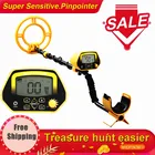 Профессиональный металлоискатель MD3030, водонепроницаемый металлодетектор с диском, выемкой и режимами, IP68