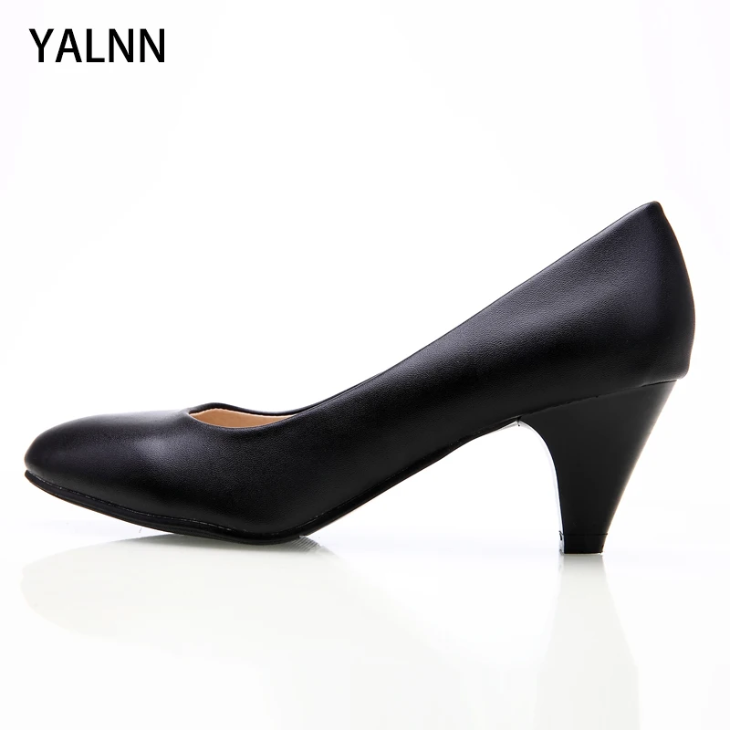 Yalnn/модные вечерние женские туфли в сдержанном стиле ретро лодочки на высоком