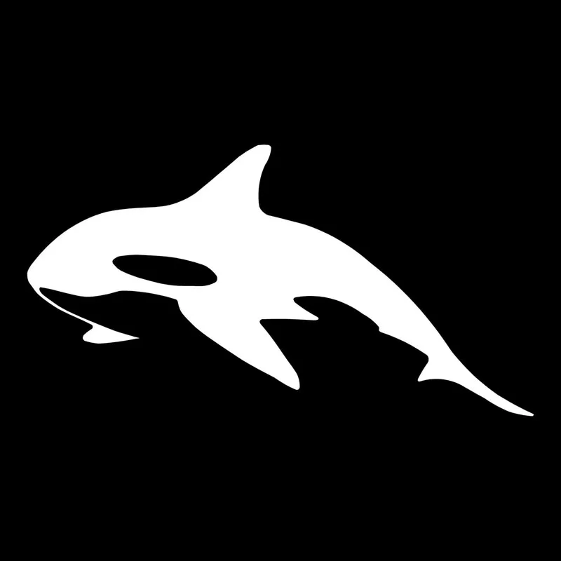 

Killer Whale Sea Animal Fish Car Sticker Decoration Fashion Cute PVC Decal Accessories ZWW-2743, 17.8cm * 9.5cm
