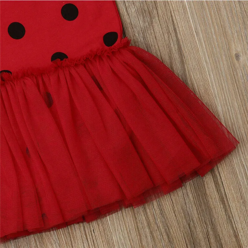 Платье в горошек для маленьких девочек от 0 до 18 месяцев летняя одежда