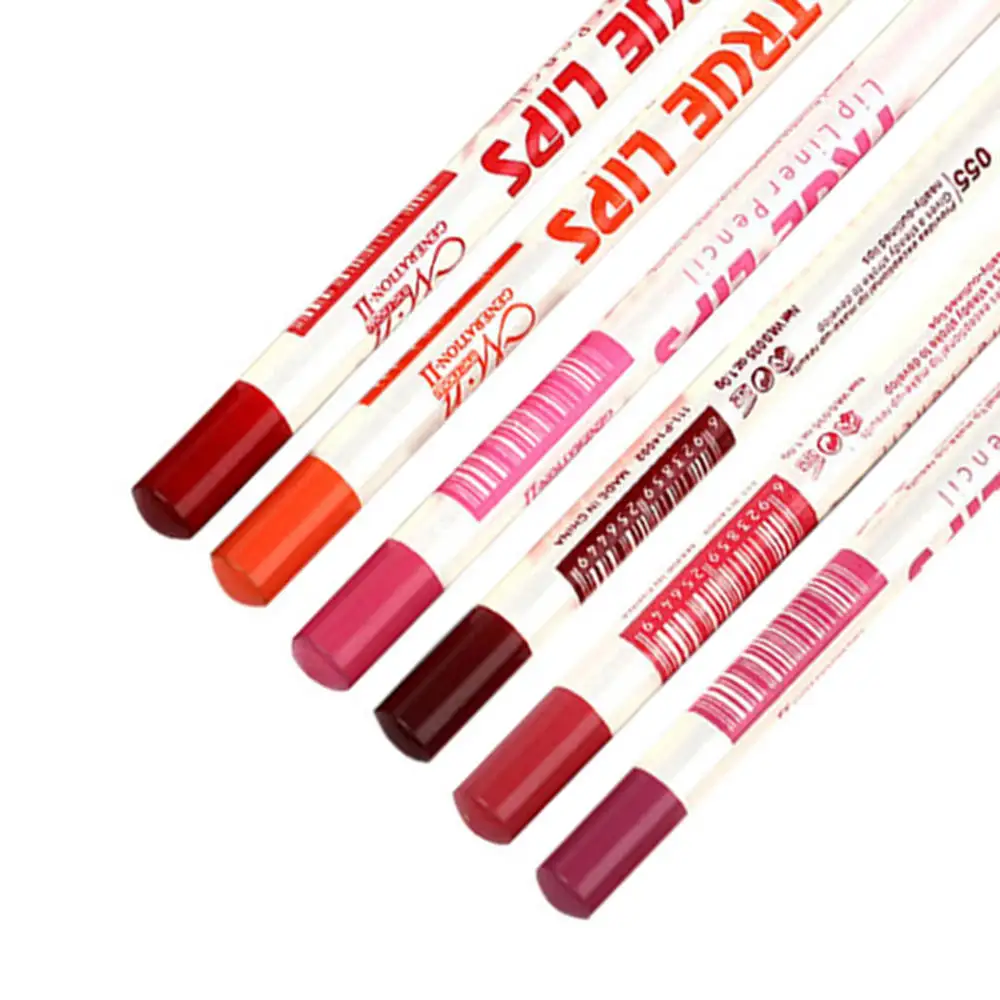 Набор из 6 лайнеров для губ матовая водостойкая губная помада гладкое скольжение