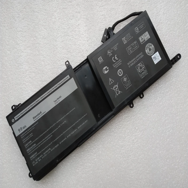 Новый оригинальный 9NJM1 P69F Аккумулятор для ноутбука 11 4 в 99Wh Dell Alienware 15 2018 R3 17 R4 ALW17C