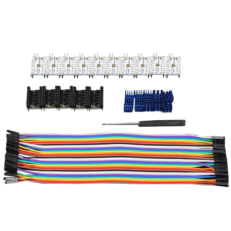 10 шт. TMC2209 V2.1 шаговый двигатель драйвер шаговые палочки бесшумный 256 микрошагов