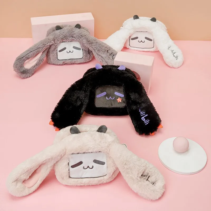 

Bilibili Xie linSmall TV cute plush doll rabbit bag shoulder cross-body bag Cosplay Plush Doll Pendant Toy accessories Gift